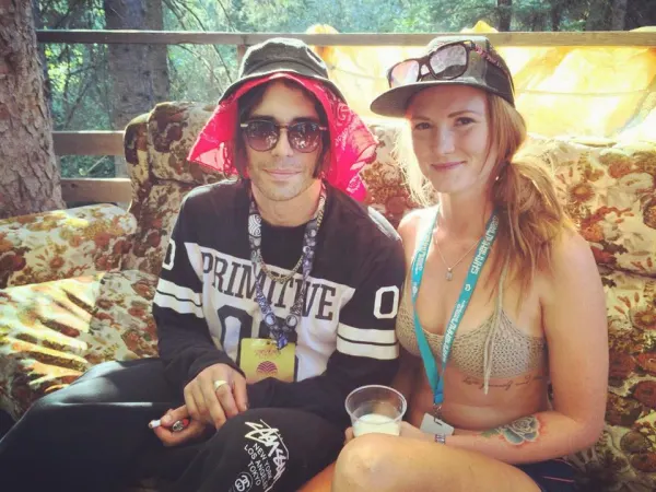 The DJViBE crew caught up with @[1592662647619422:274:Chuurch] today at @[100050302697618:2048:Shambhala Music Festival]. Catch him at Pagoda on Sunday at 730pm ✌🏼️