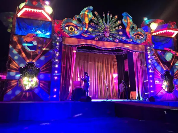 All night comedy from Jive Joiny at the #fringe #stage at @[100064691768813:2048:Global Eclipse Gathering]