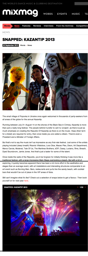 Mixmag review k f 2013