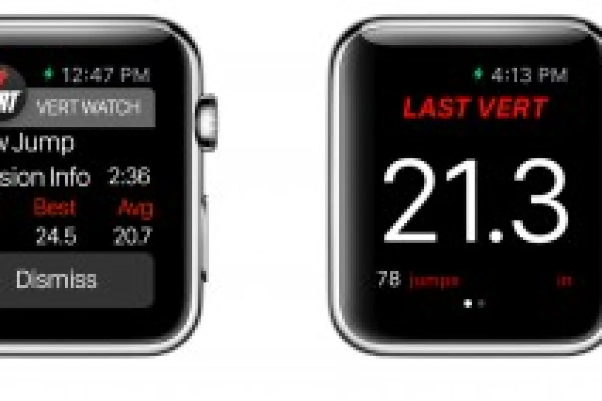 VERT Launches Jump Data App on Eve of Apple Watch Sales