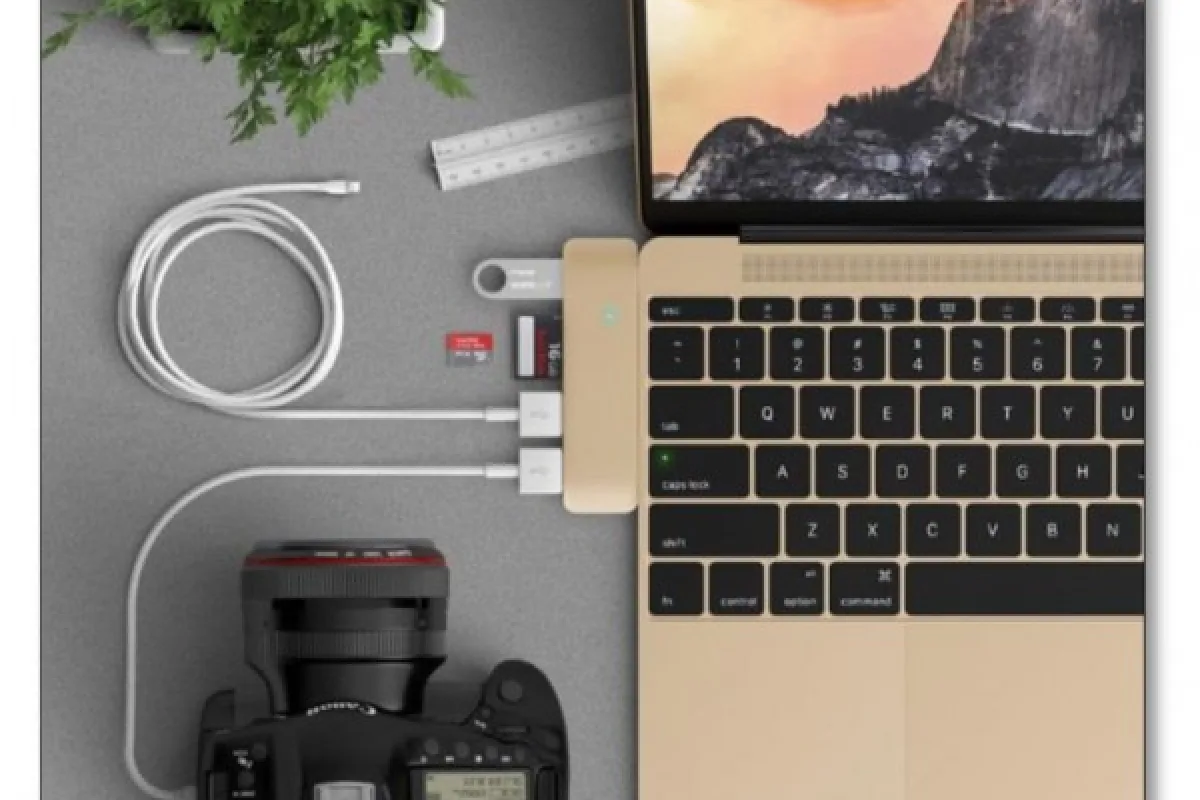 Expand and Convert Type-C USB Port to Three USB 3.0 Ports, an SD Card Slot and a Micro SD Card Slot with Satechi’s New Type-C Hub Adapter