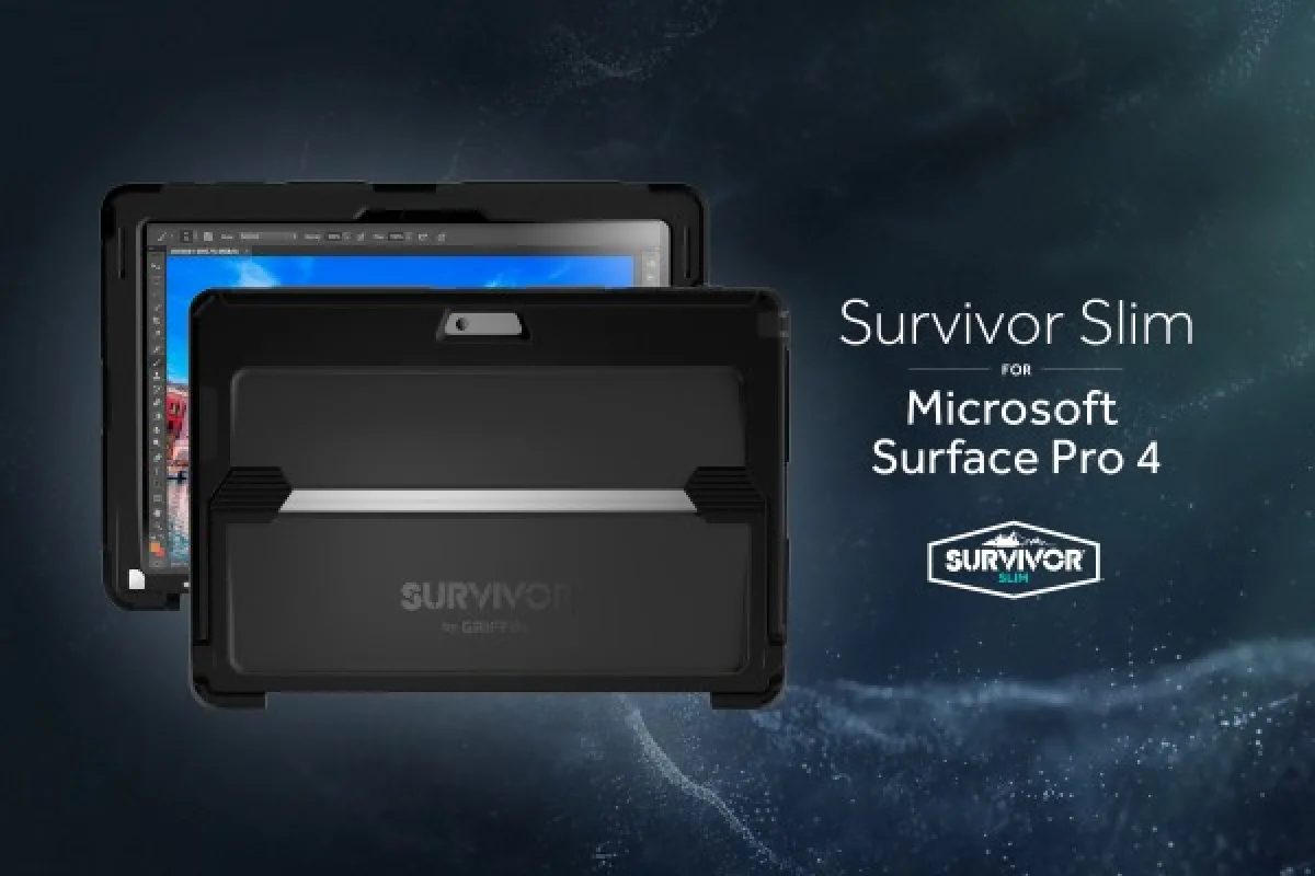 Griffin’s Survivor Slim Adds More Protection Than Ever to Microsoft’s Surface Pro 4 at CES 2016