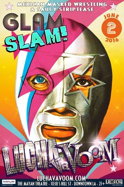Lucha VaVoom Set To Deliver A Very Special Show “Glam Slam!–Battle For The Belt” Thursday, June 2 At The Mayan In Downtown Los Angeles