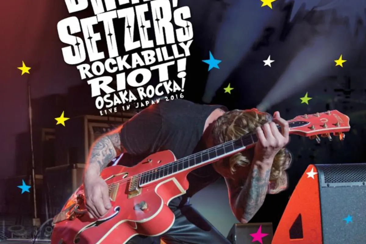BRIAN SETZER Announces New Concert Blu-Ray/CD ‘Brian Setzer’s Rockabilly Riot: Osaka Rocka! – Live In Japan’ Out Friday, November 4