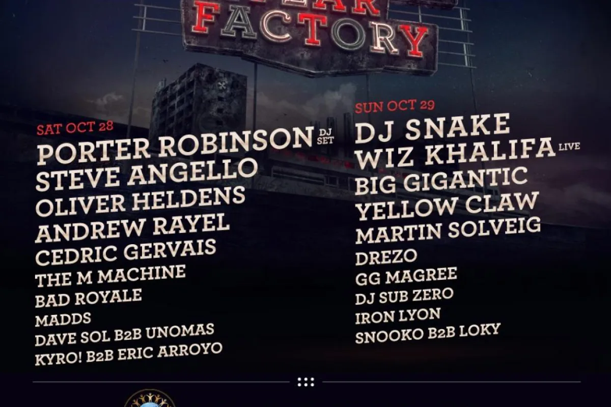WYNWOOD FEAR FACTORY Miami Halloween Wknd Announces Daily Line-Ups & Benefit Details