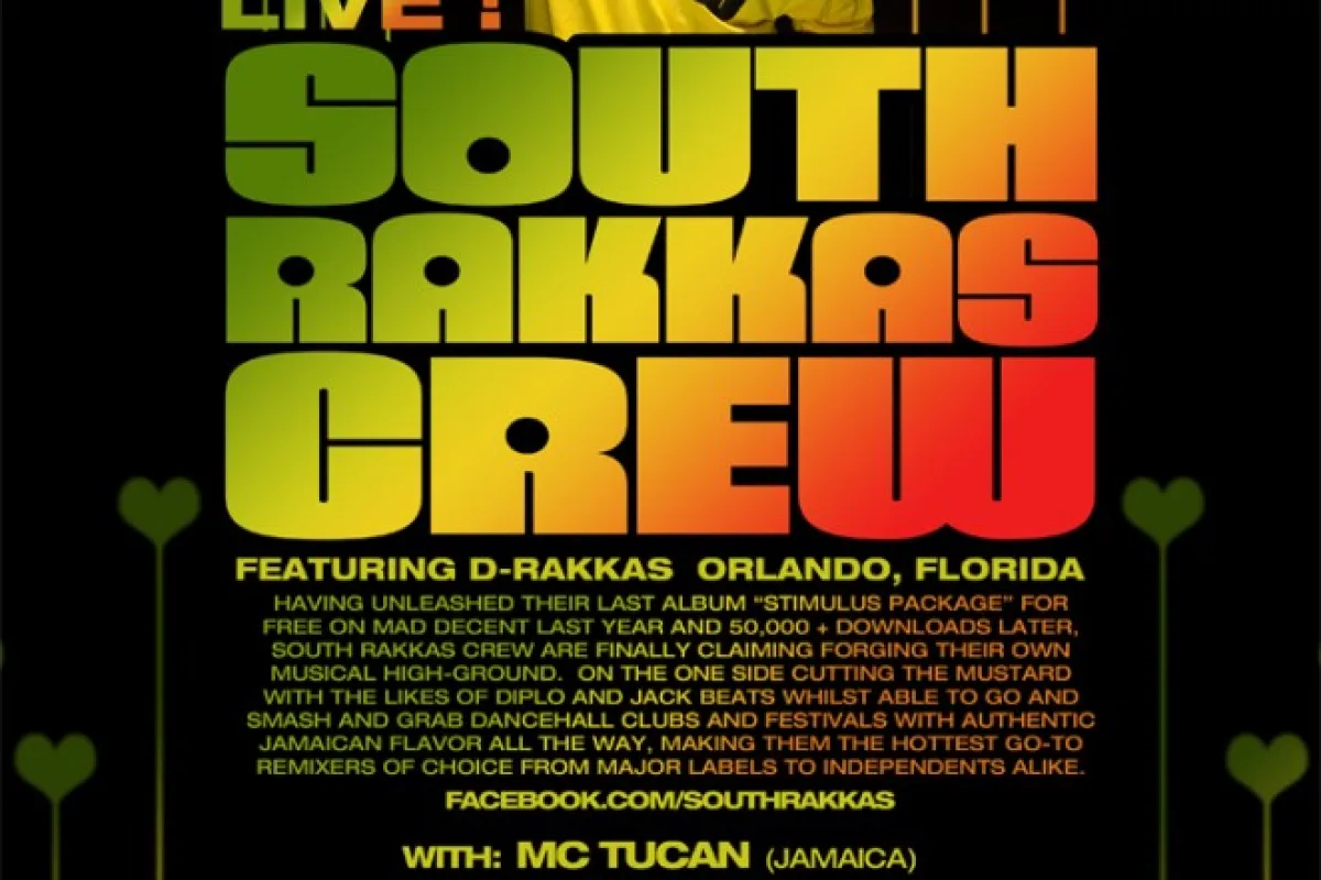 NEXT UP AT SPIRITBAR IN NELSON, SOUTH RAKKAS CREW FEATURING D-RAKKAS AND MC TUCAN LIVE ! OPENING SET BY DUBCONCIOUS