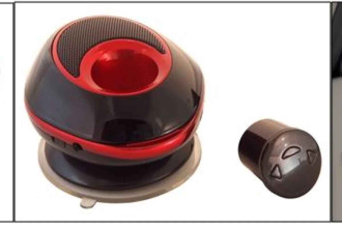 Get Lost in the Music with the Lyrix Duo from Digital Treasures, a 2-in-1 Bluetooth Speaker with Removable Receiver