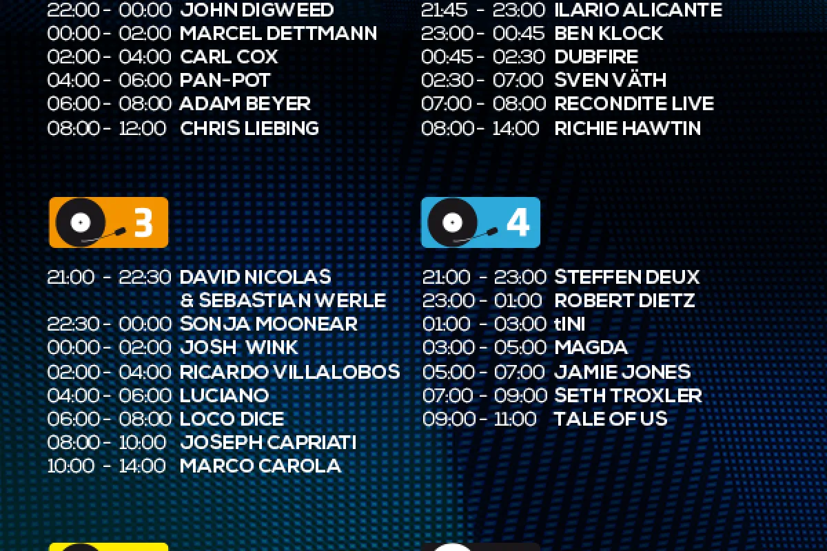 Time Warp 20th Edition – Timetable Revealed