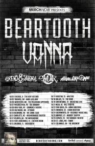 Beartooth Headlining 2014 US Tour + Shows in US, UK & EU